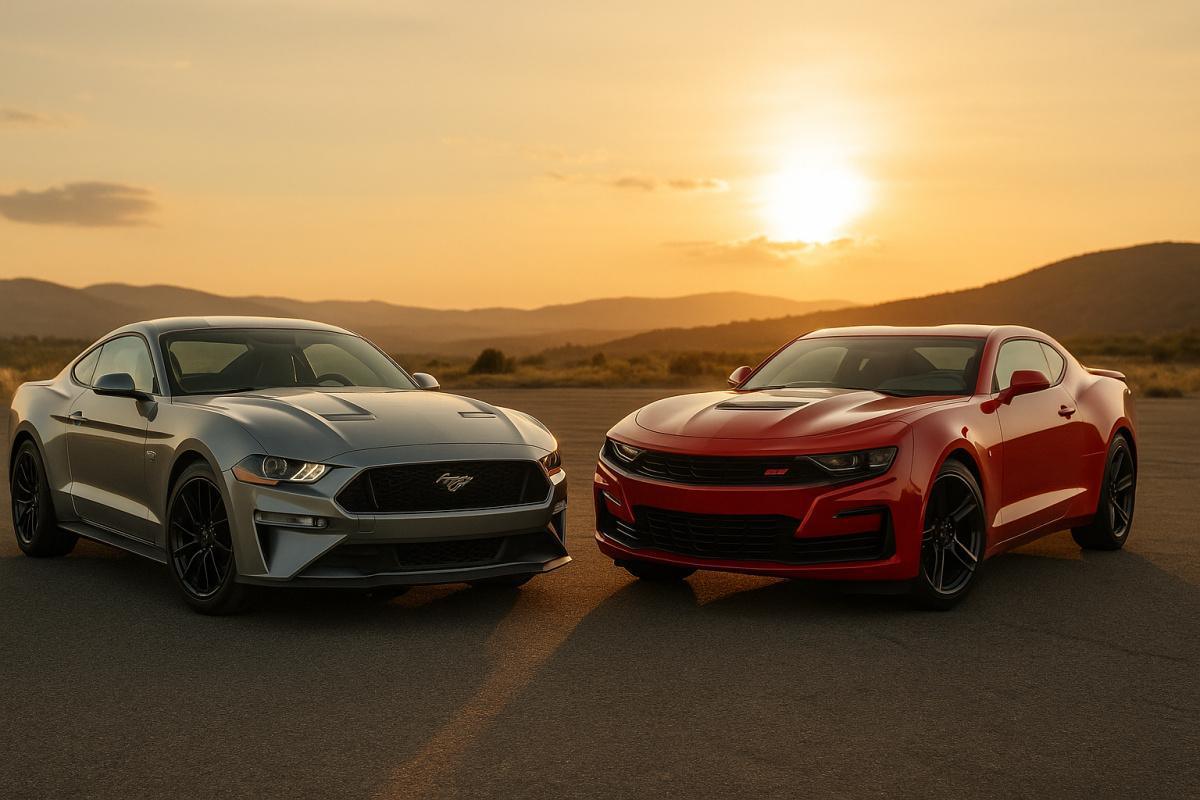 Ford Mustang vs Chevrolet Camaro: qual è la miglior muscle car tra le due icone americane Ford Mustang vs Chevrolet Camaro: qual è la miglior muscle car tra le due icone americane