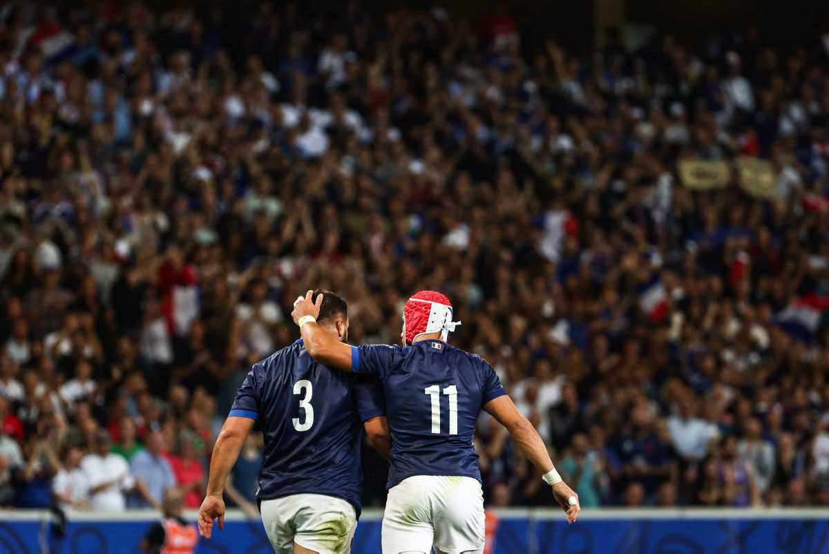 [Focus] - Coupe du monde de rugby, les plus belles photos de la victoire des Bleus contre l'Uruguay