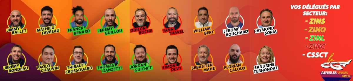Vos délégués :