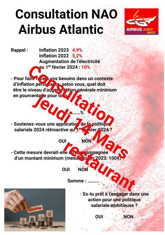 Consultation NAO Jeudi 14 Mars 2024