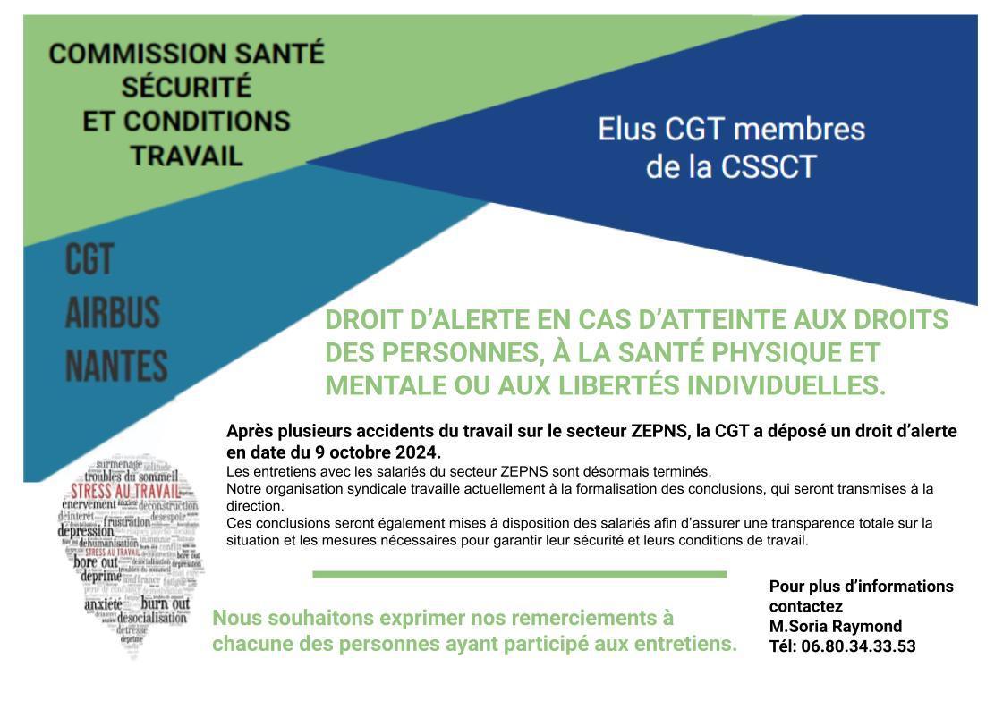 CSSCT DROIT D'ALERTE