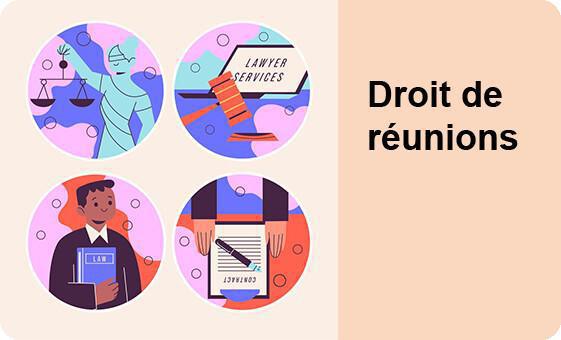 Droit de réunions Droit de réunions