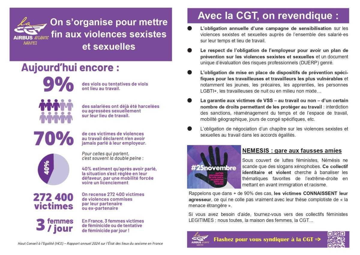 Mettre fin aux Violences Sexistes et Sexuelles au travail