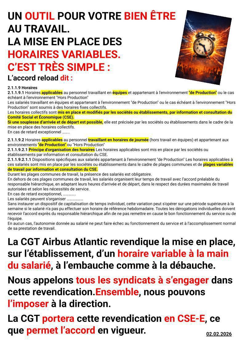 La mise en place des horaires variables, c'est possible!!!