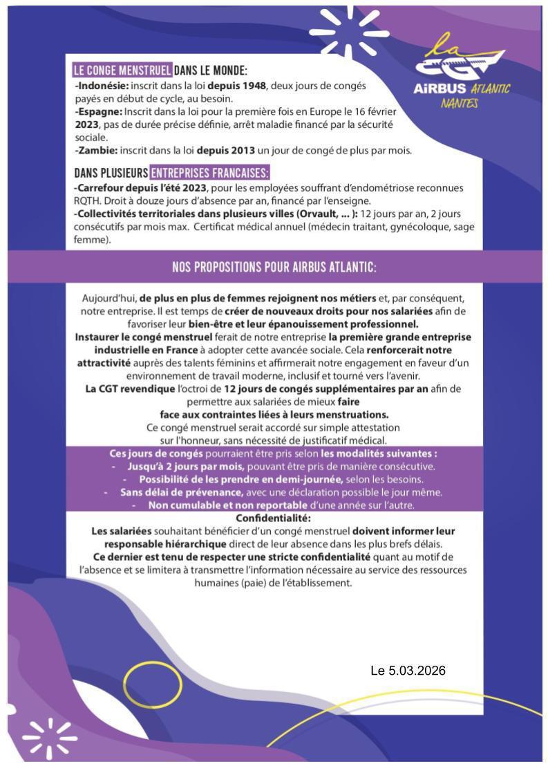 #8 Mars -Journée de lutte pour les droits des femmes- 
