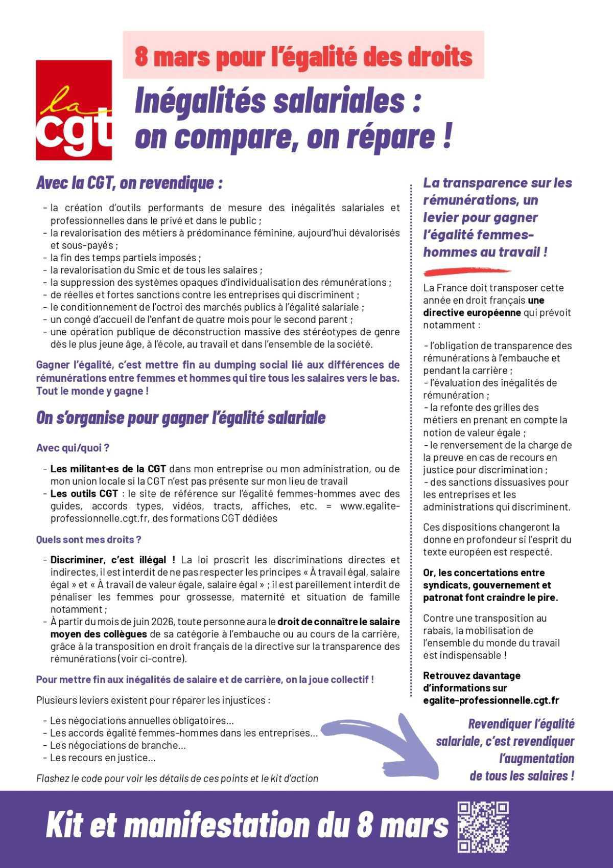 #8 Mars -Journée de lutte pour les droits des femmes- 