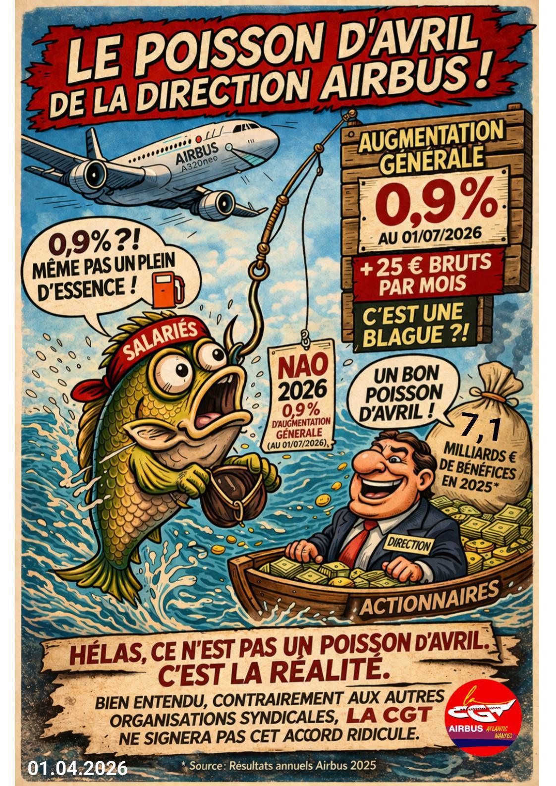 NAO 2026 Un poisson d'Avril Indigeste