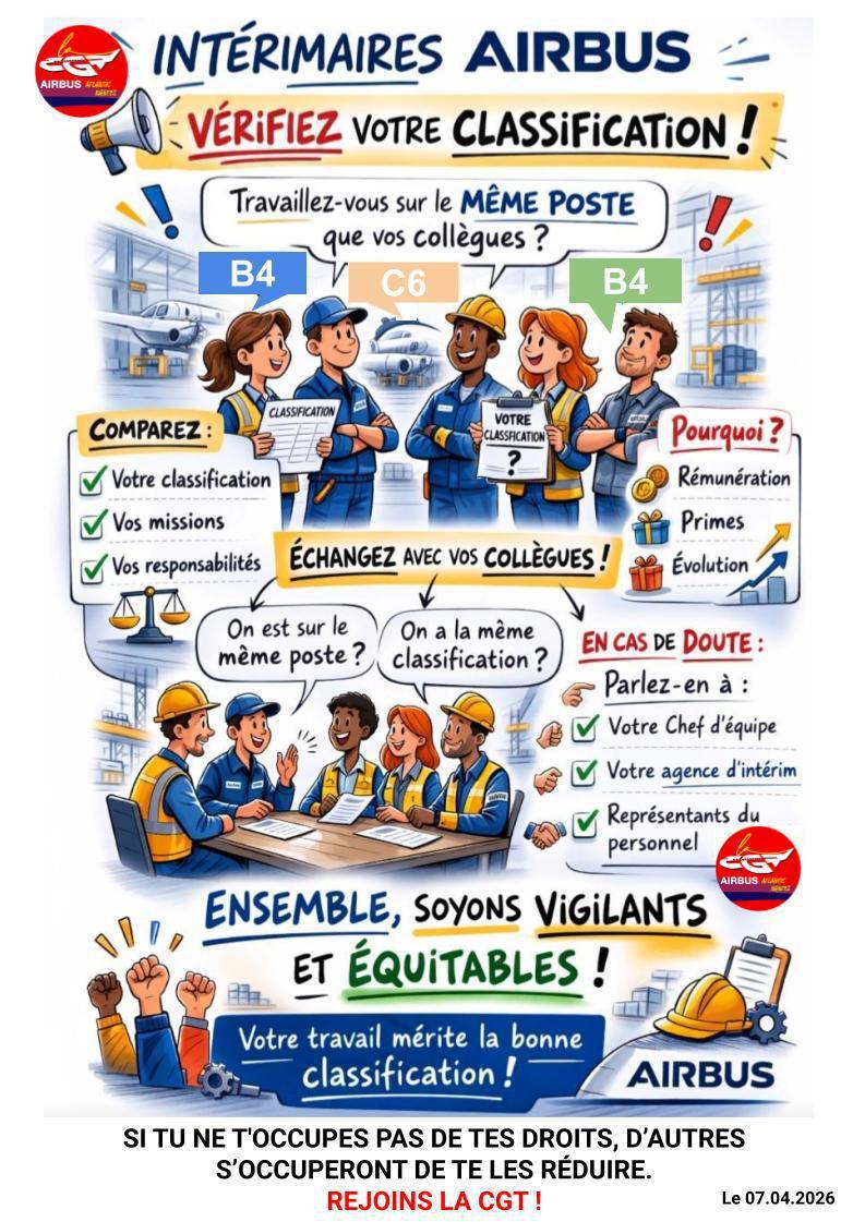 Classification des intérimaires