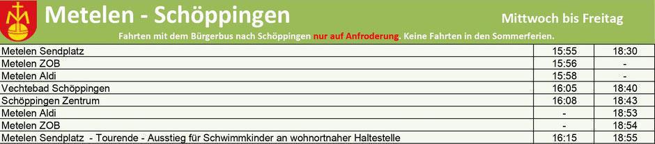 Bürgerbus Metelen e.V. Bürgerbus Metelen e.V.