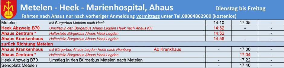 Bürgerbus Metelen e.V. Bürgerbus Metelen e.V.