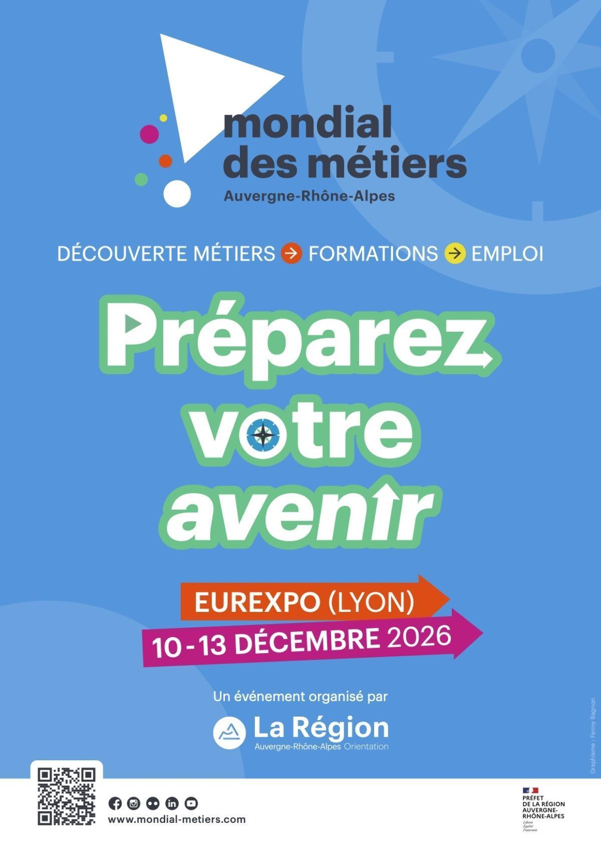 Mondial des Métiers 2026 | Visitez-le avec la Mission Locale | 10 déc.
