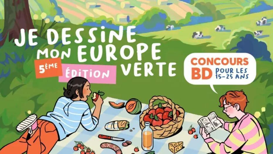 Je dessine mon Europe verte | Concours CIDJ | Jusqu'au 21 mars 2027 Je dessine mon Europe verte | Concours CIDJ | Jusqu'au 21 mars 2027