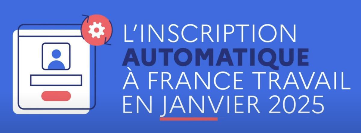 L'inscription automatique à France Travail | Janvier 2025 L'inscription automatique à France Travail | Janvier 2025