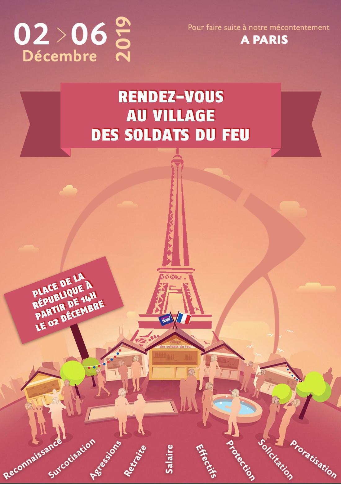 Du 2 au 6 décembre rendez-vous au village des soldats du feu Du 2 au 6 décembre rendez-vous au village des soldats du feu