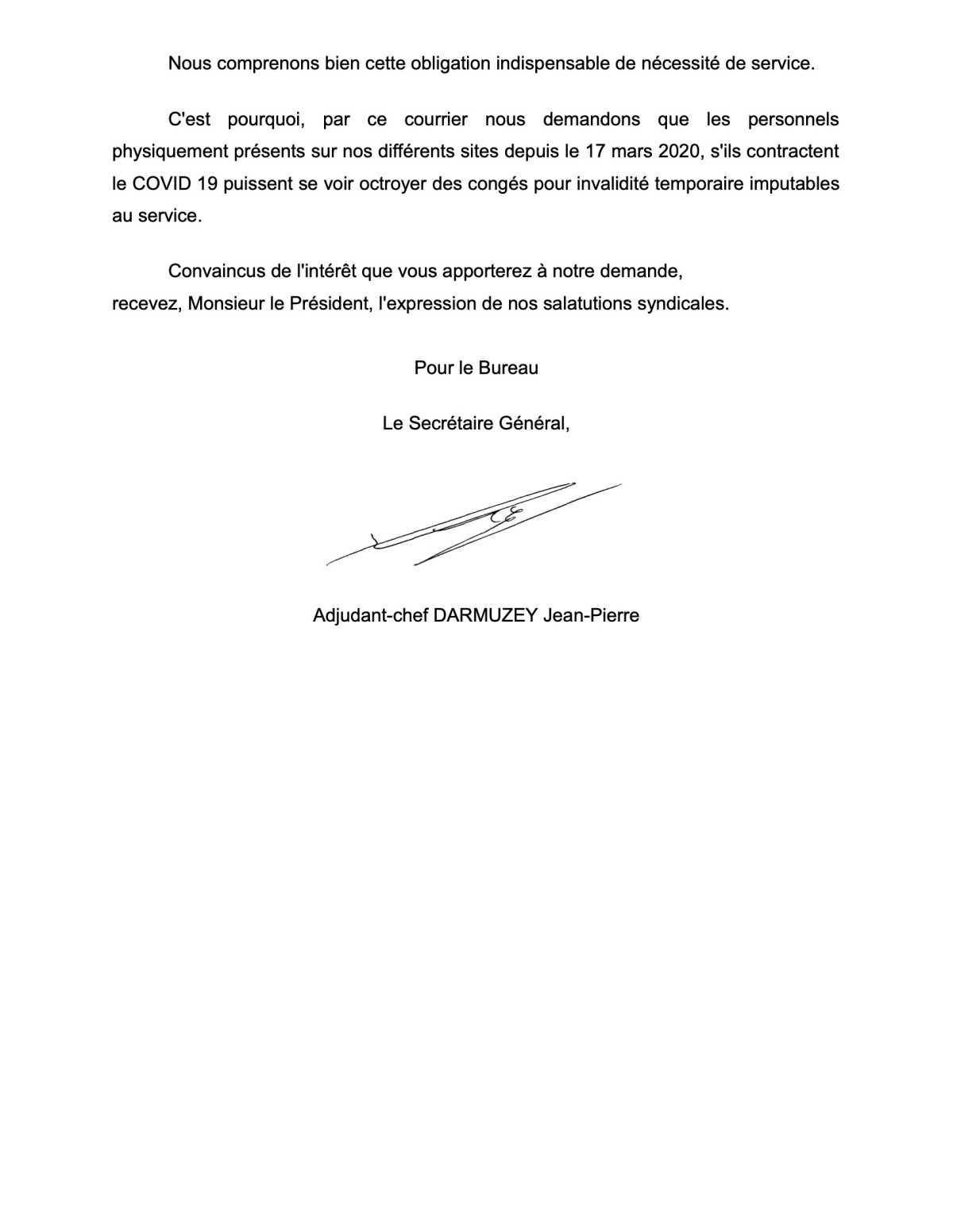 Prise en charge des agents victimes du COVID 19 Prise en charge des agents victimes du COVID 19