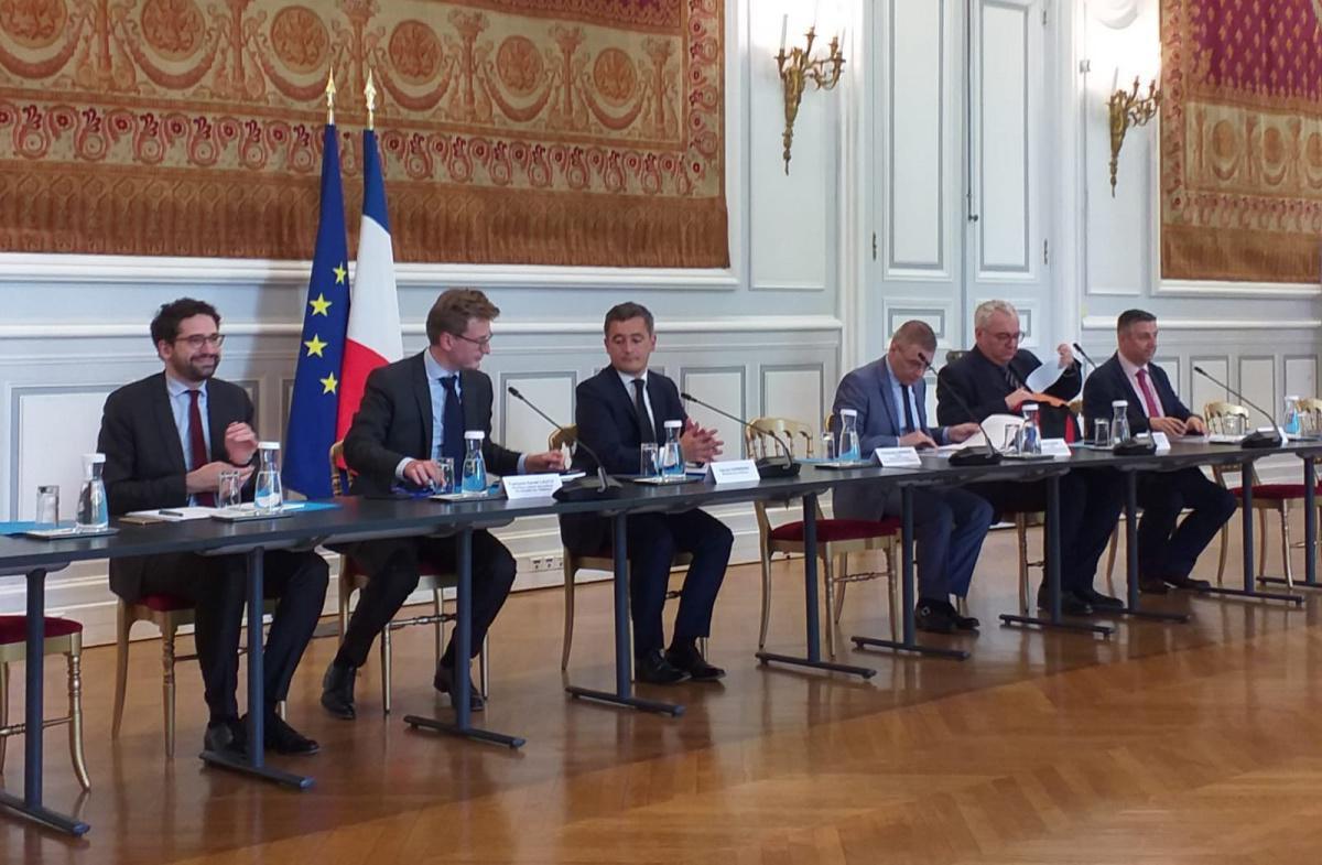 Entrevue Ministre de l'Intérieur Sud demande "Un Beauvau de la Sécurité Civile"  Entrevue Ministre de l'Intérieur Sud demande "Un Beauvau de la Sécurité Civile"