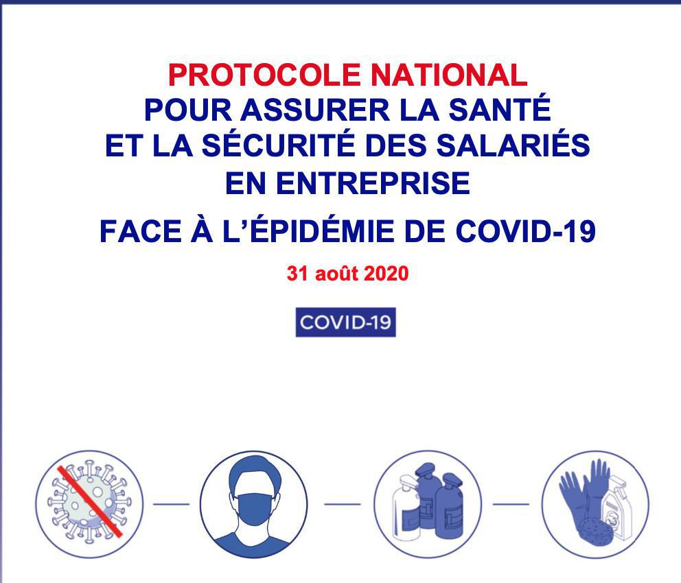Protocole national pour assurer la santé et la sécurité des salariés en entreprise face à l’épidémie de COVID-19