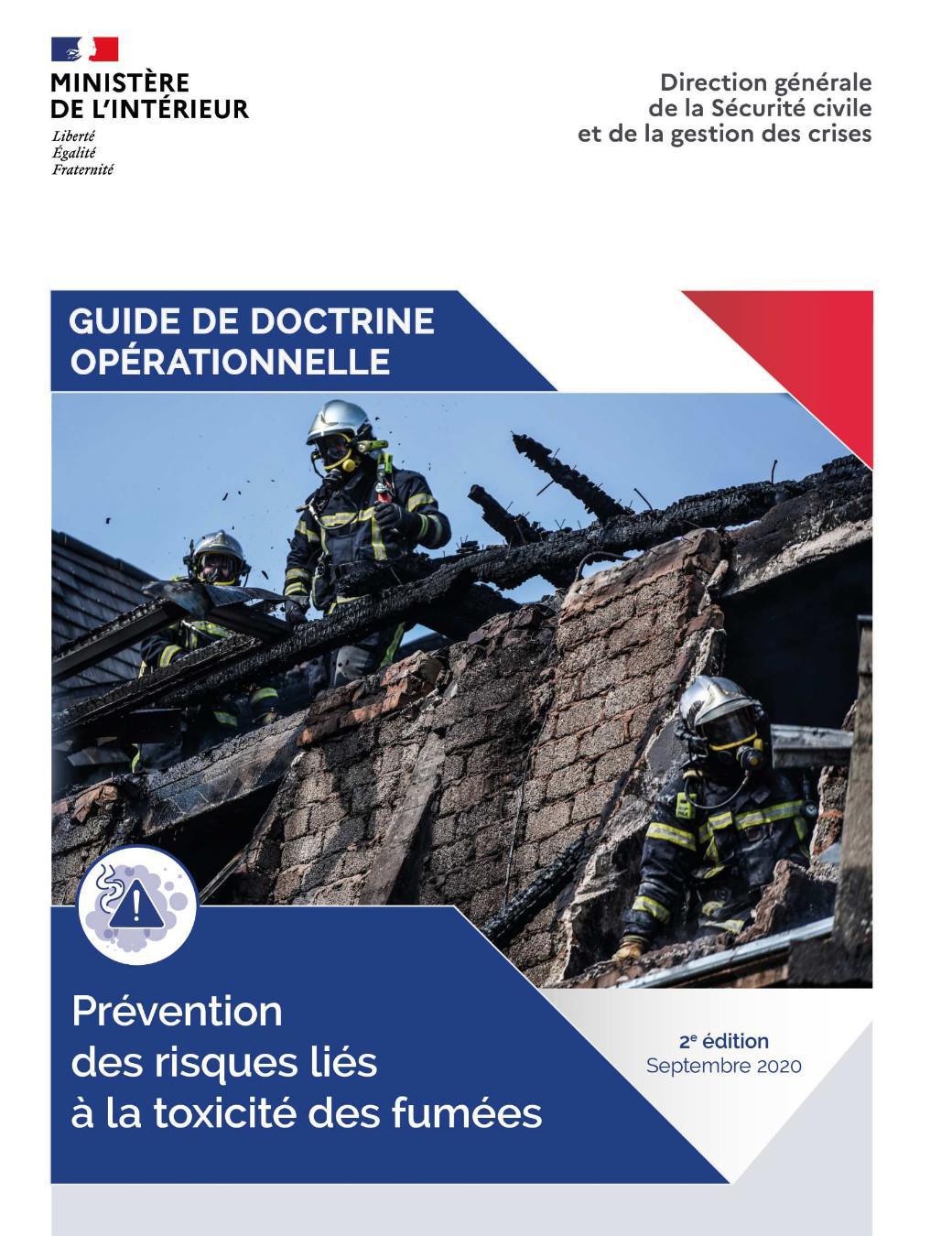 2ème édition du guide de doctrine opérationnelle : Prévention des risques liés à la toxicité des fumées - septembre 2020
