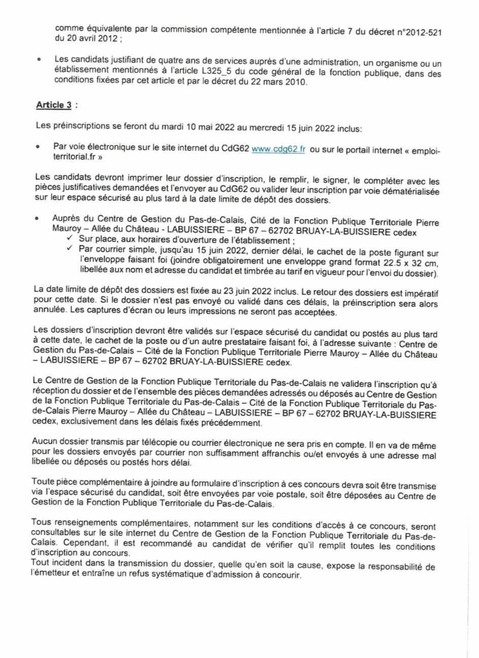 Concours interne de sergent SPP Concours interne de sergent SPP