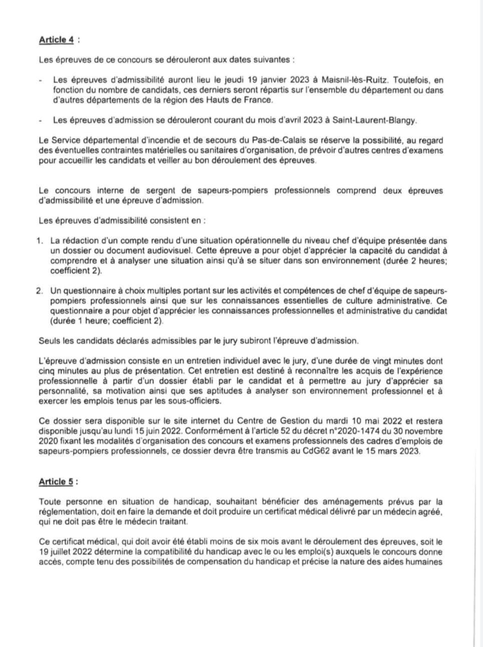 Concours interne de sergent SPP Concours interne de sergent SPP