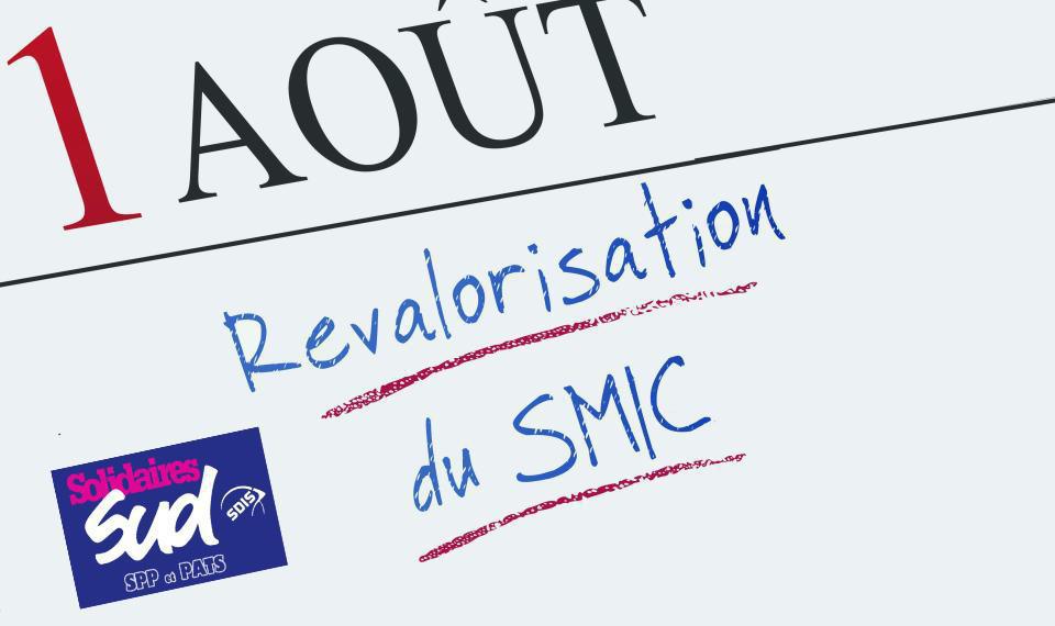 REVALORISATION DU SMIC REVALORISATION DU SMIC
