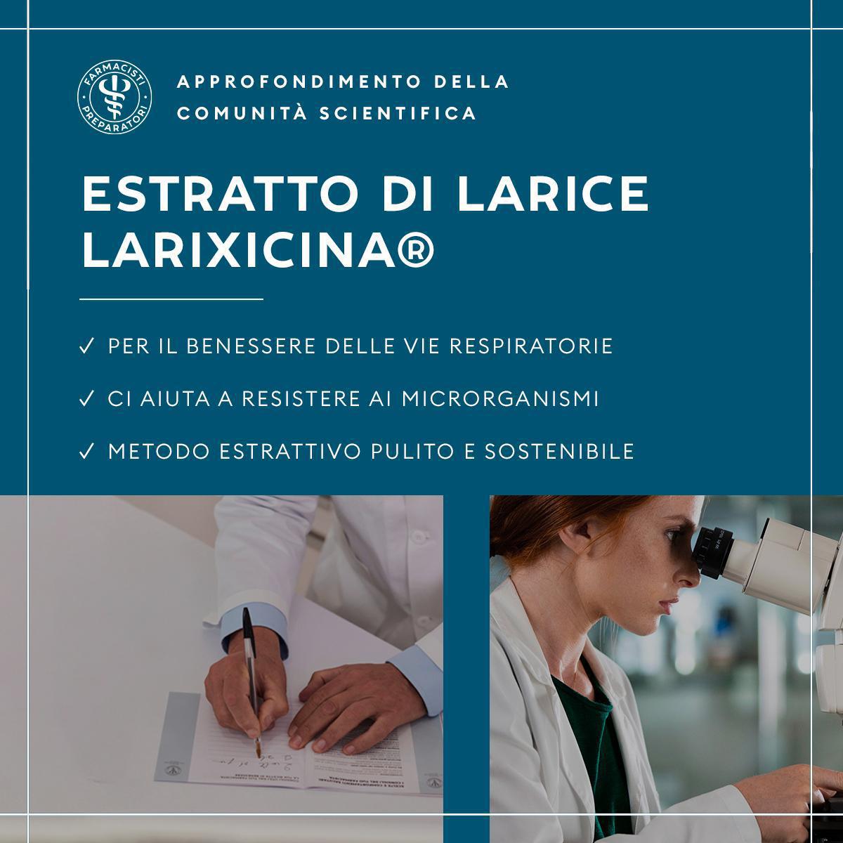 Brevetto Larixicina® - TUTTA LA FORZA DEL LARICE Brevetto Larixicina® - TUTTA LA FORZA DEL LARICE