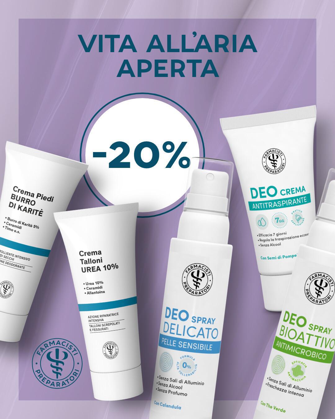 -20% Vita all'aria aperta