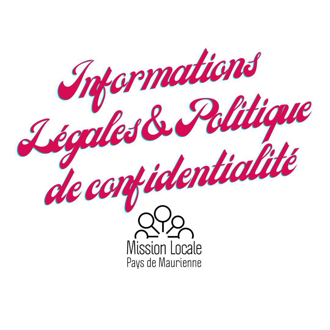 Informations légales et politique de confidentialité 📝