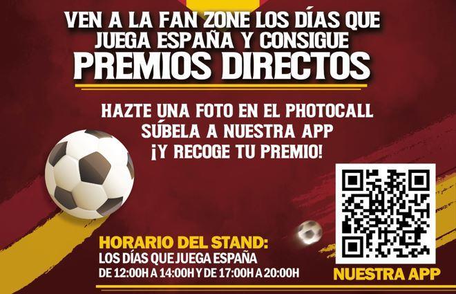 VEN A LA FAN ZONE LOS DÍAS QUE JUEGA ESPAÑA 