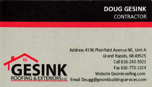 Gesink Roofing & Exteriors LLC