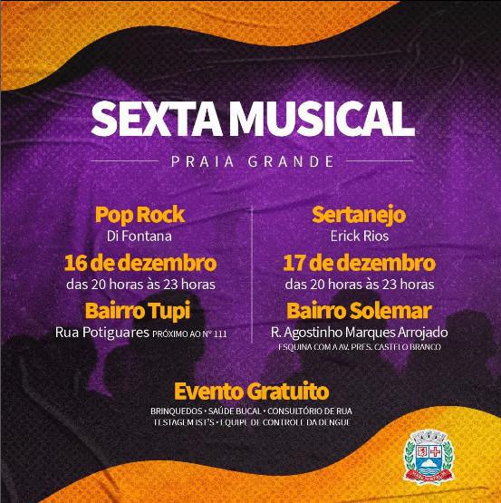 Programação Musical - Praia Grande 