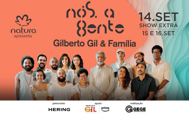 Gilberto Gil e Família ganha nova data no Espaço Unimed