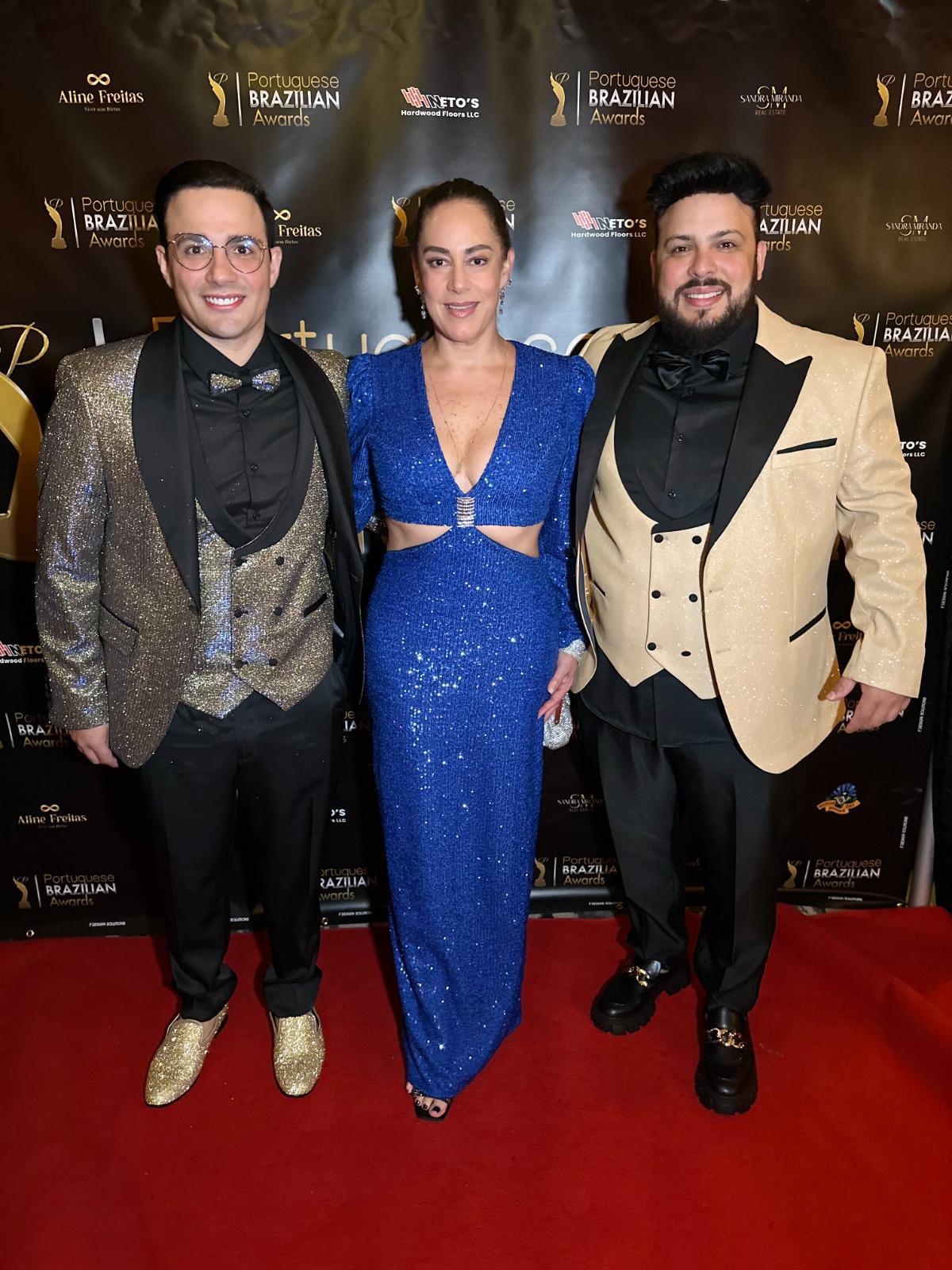 Silvia Abravanel e a dupla Gustavo Moura e Rafael recebem prêmios em Nova York