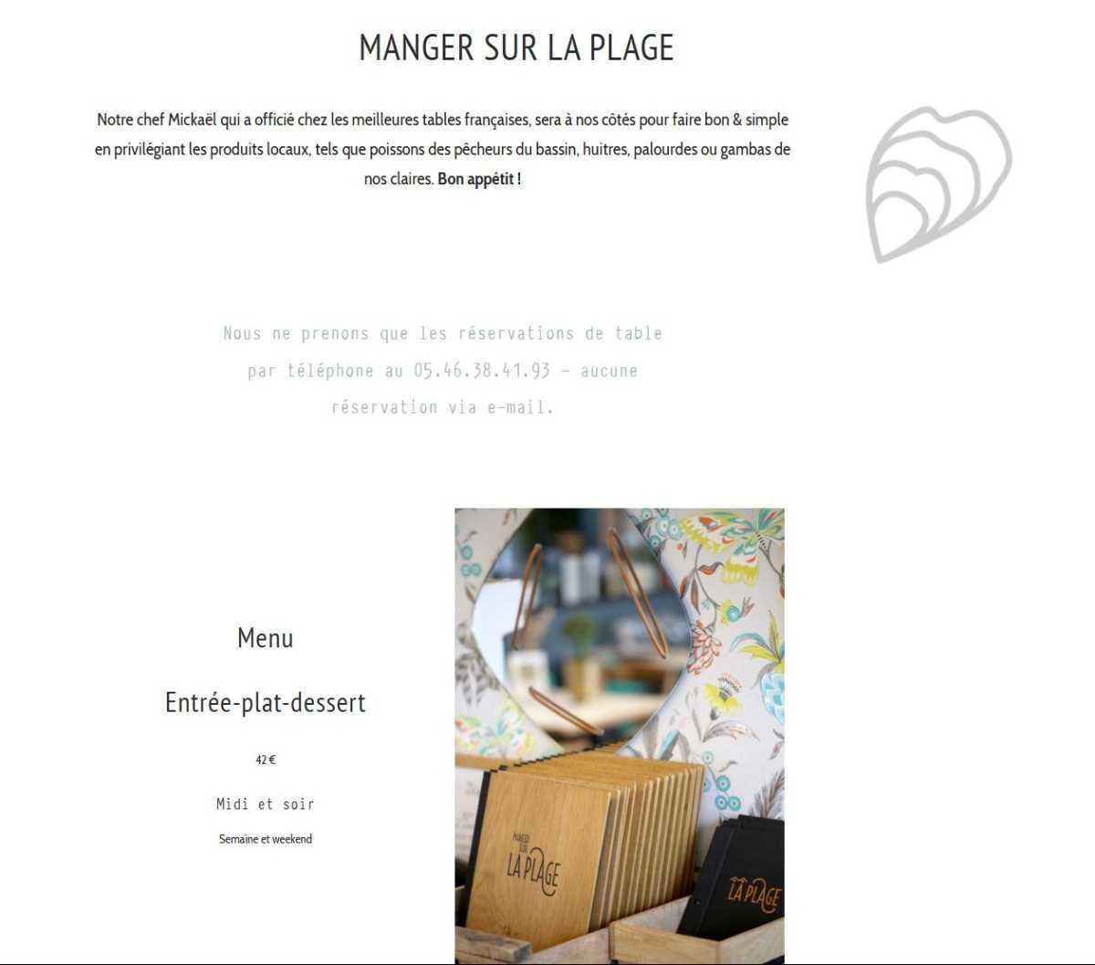 Restaurant : Manger sur la plage à Marennes
