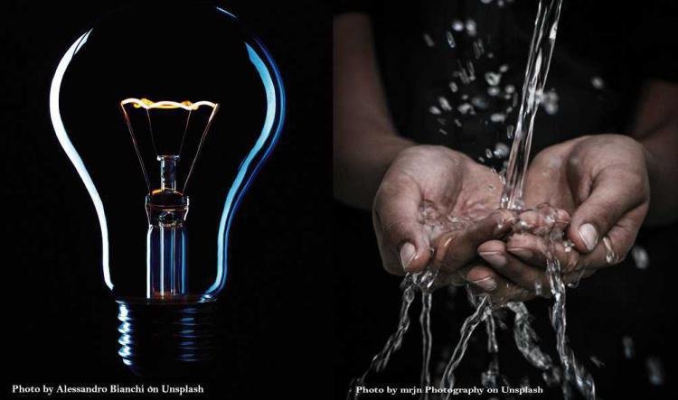 Water and electricity