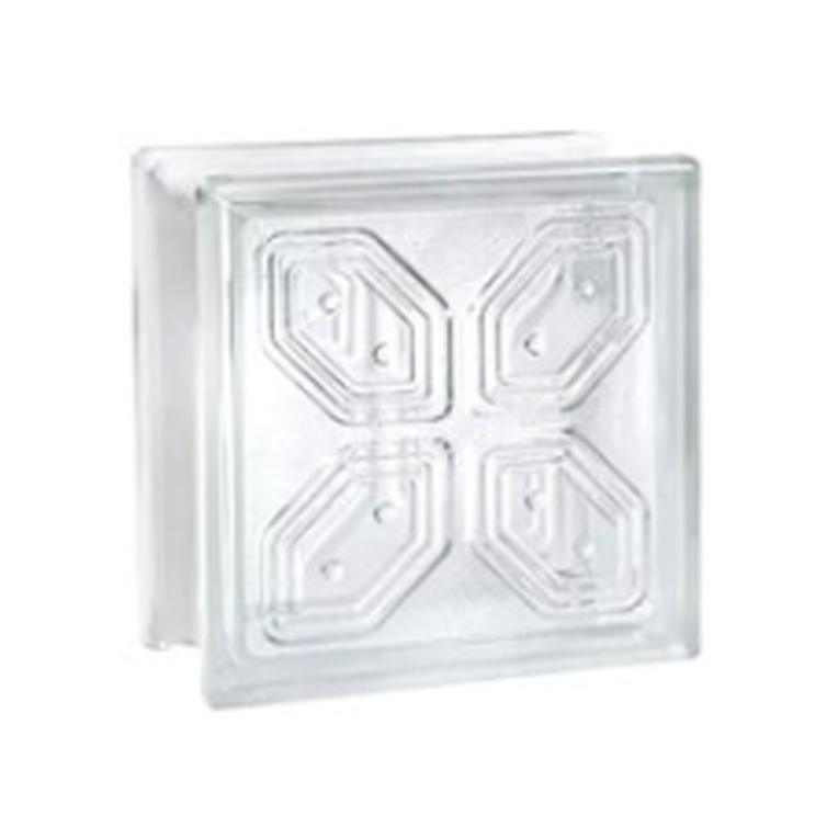 MULIA GLASSBLOCK 95092 BATIK KAWUNG WHITE UK.20X20