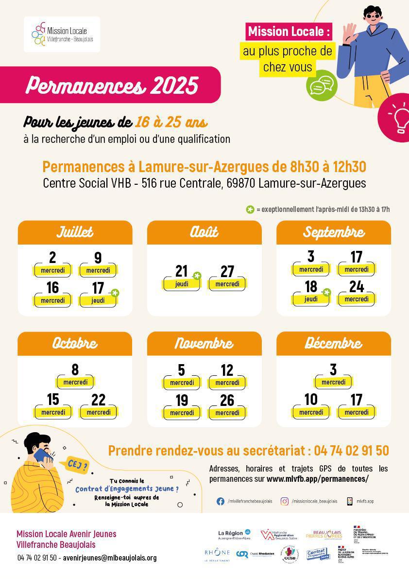 Permanence de Lamure sur Azergues