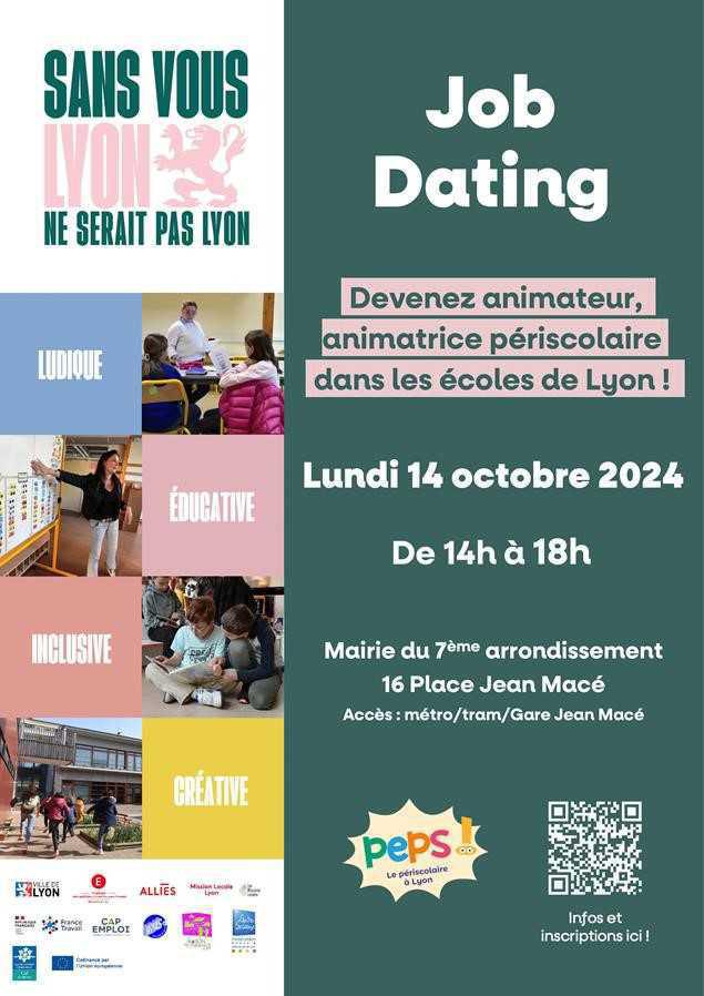 Job Dating Périscolaire - Lyon 🤗