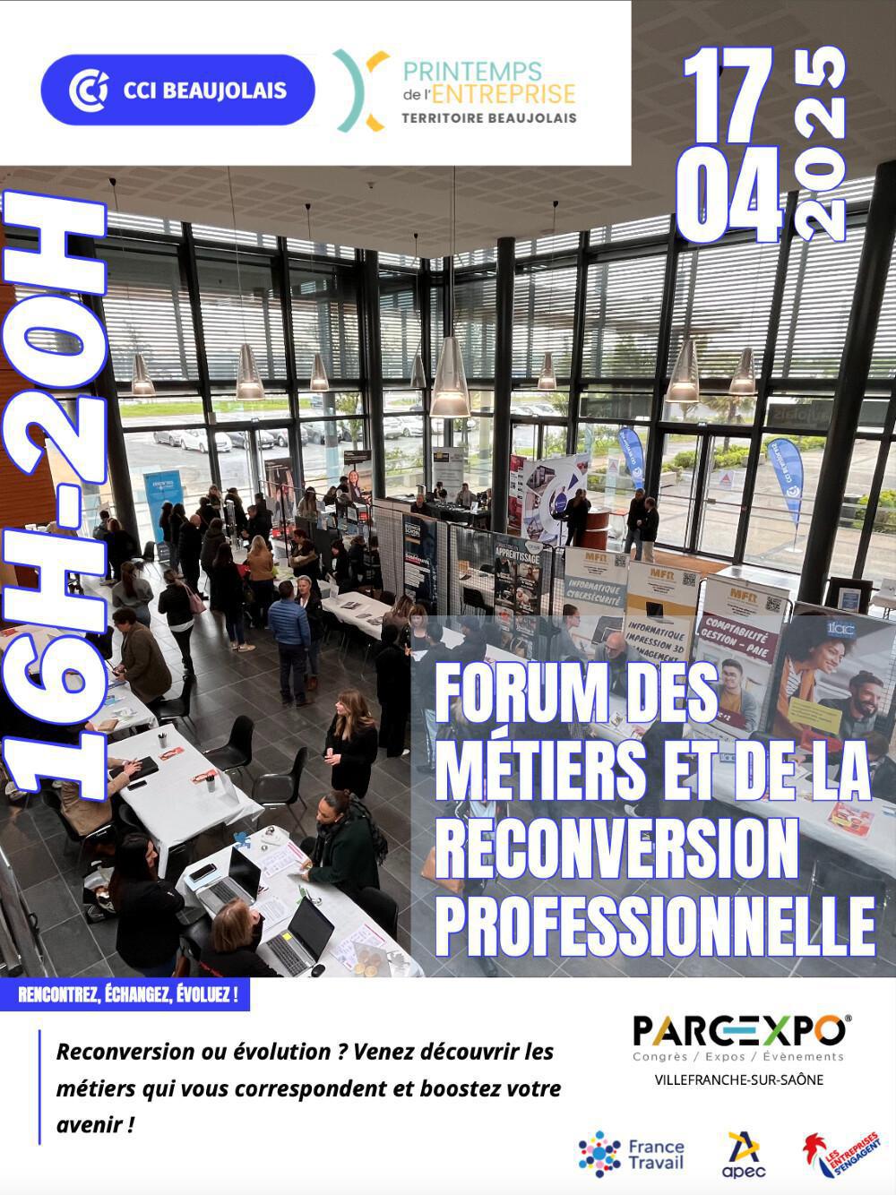Forum des métiers et de la reconversion professionnelle