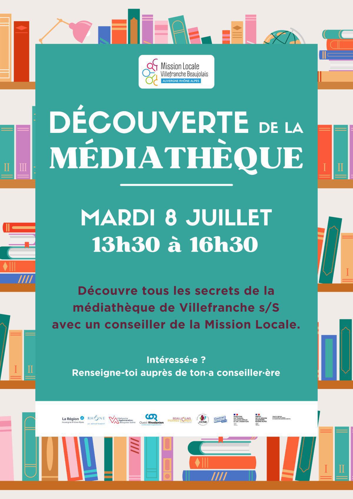 Découverte de la Médiathèque de Villefranche 📚