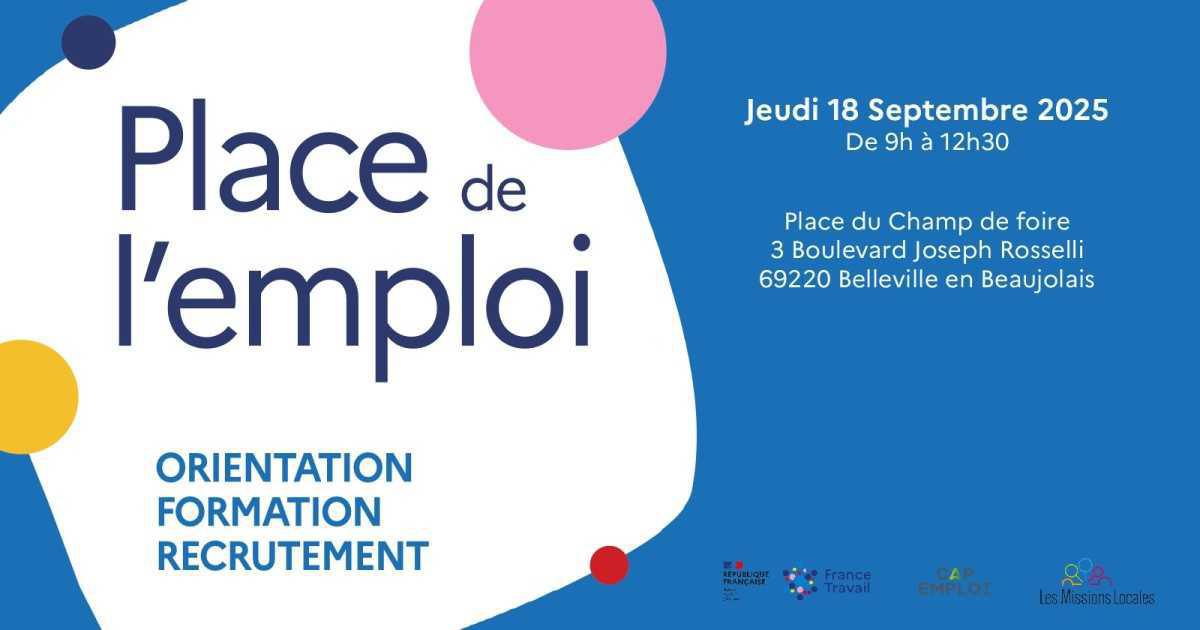 Place de l’Emploi et de la Formation à Belleville-en-Beaujolais 🔎