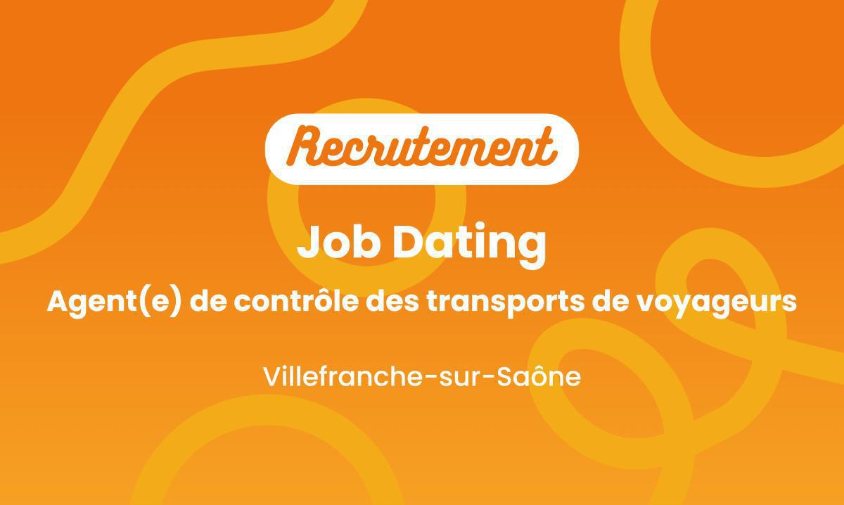 Job Dating - Agent(e) de contrôle des transports de voyageur(euse)s 🎟️