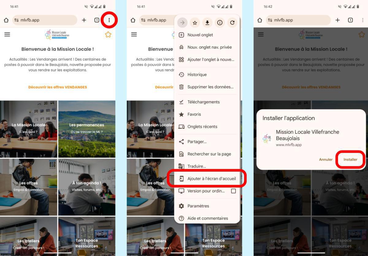 Comment installer l'app Mission Locale ? 📱 Comment installer l'app Mission Locale ? 📱