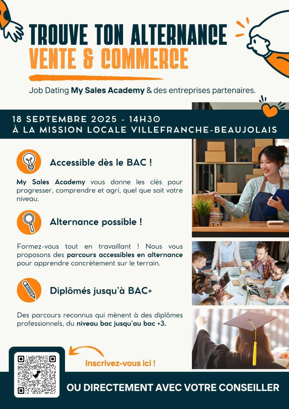 Découverte des formations en alternance en vente et commerce 👌