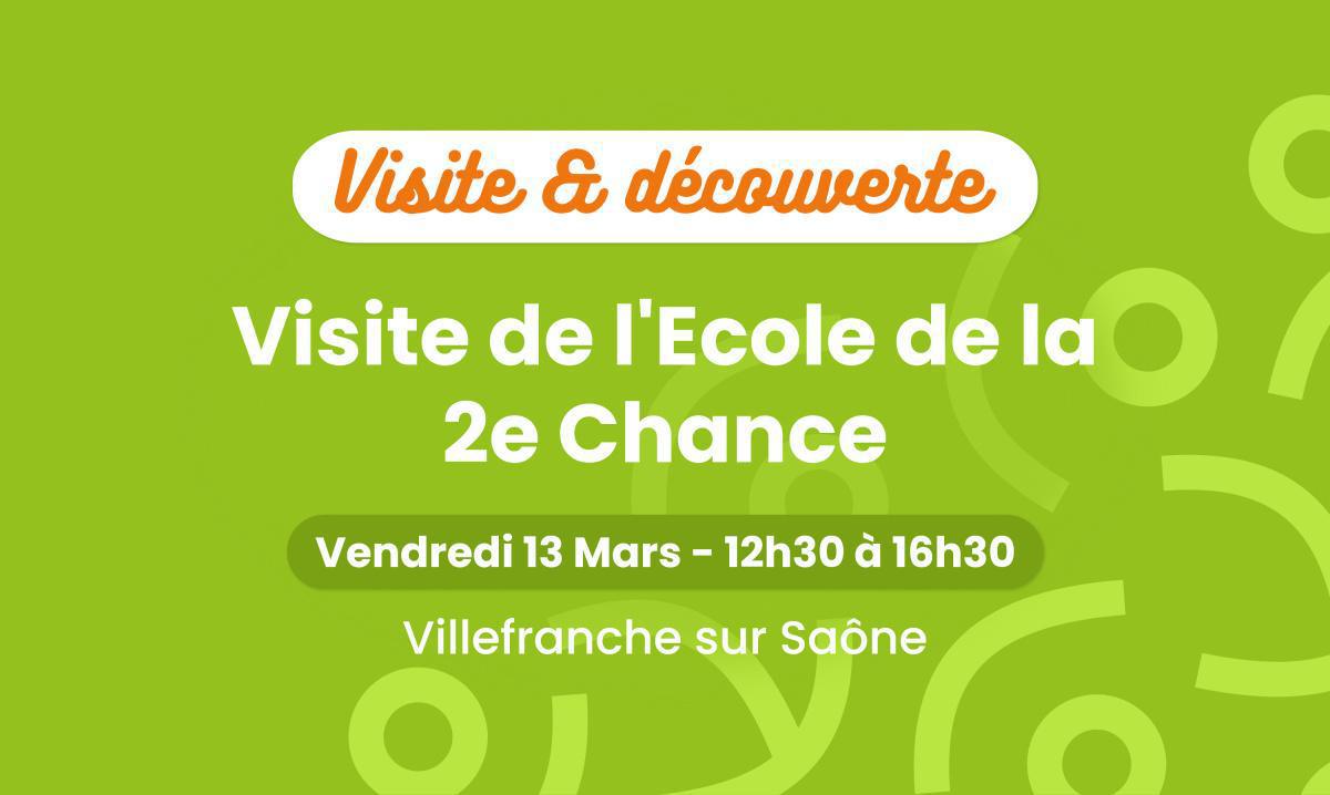 Visite de l'Ecole de la 2e Chance 🔥 Visite de l'Ecole de la 2e Chance 🔥