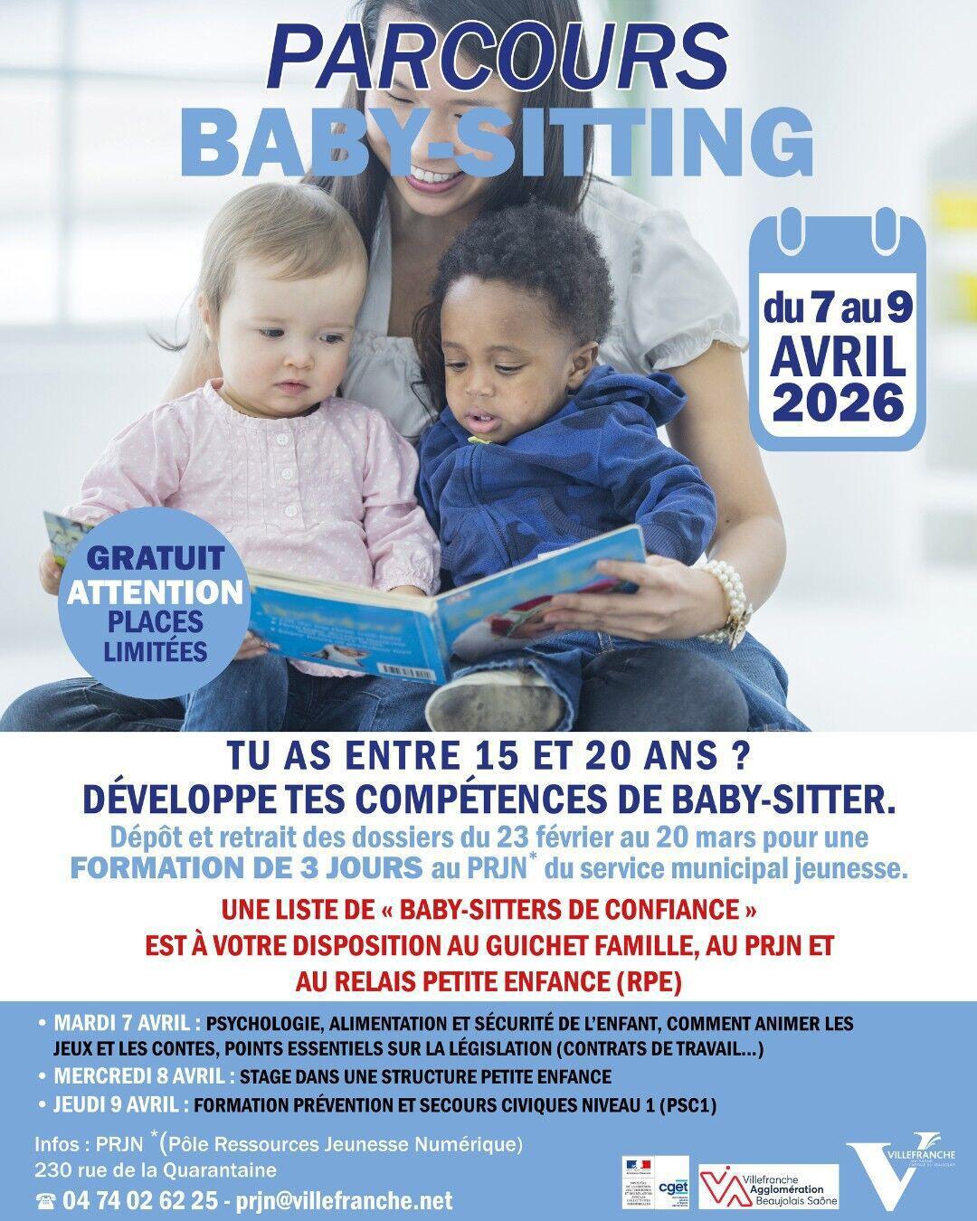 Parcours Baby Sitting 👶 Parcours Baby Sitting 👶