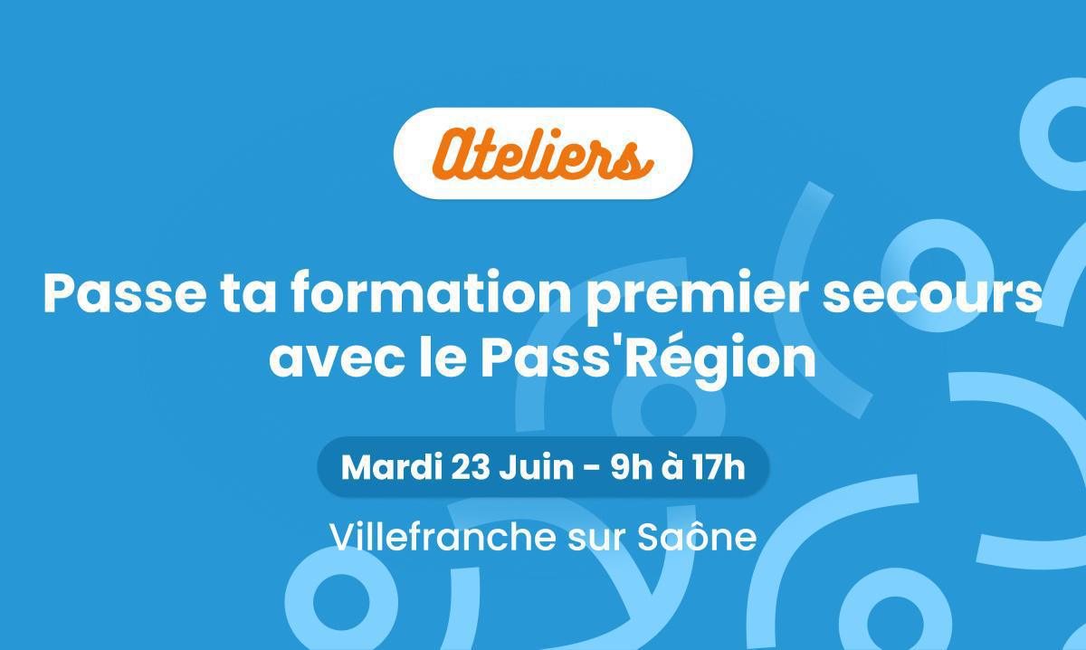Passe ton PSC avec le Pass'Région ⛑️ Passe ton PSC avec le Pass'Région ⛑️