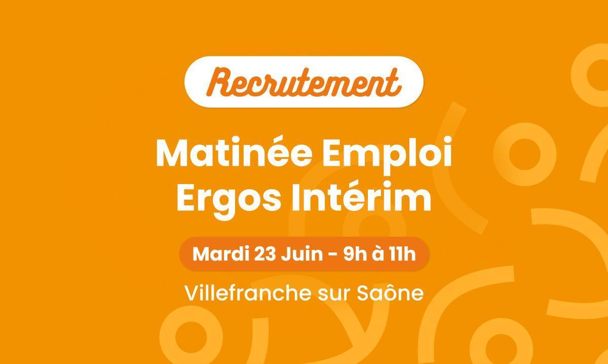 Matinée Emploi Ergos Intérim ✨ Matinée Emploi Ergos Intérim ✨