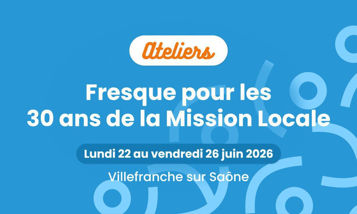 Fresque à l'occasion des 30 ans de la Mission Locale 🖼️ Fresque à l'occasion des 30 ans de la Mission Locale 🖼️
