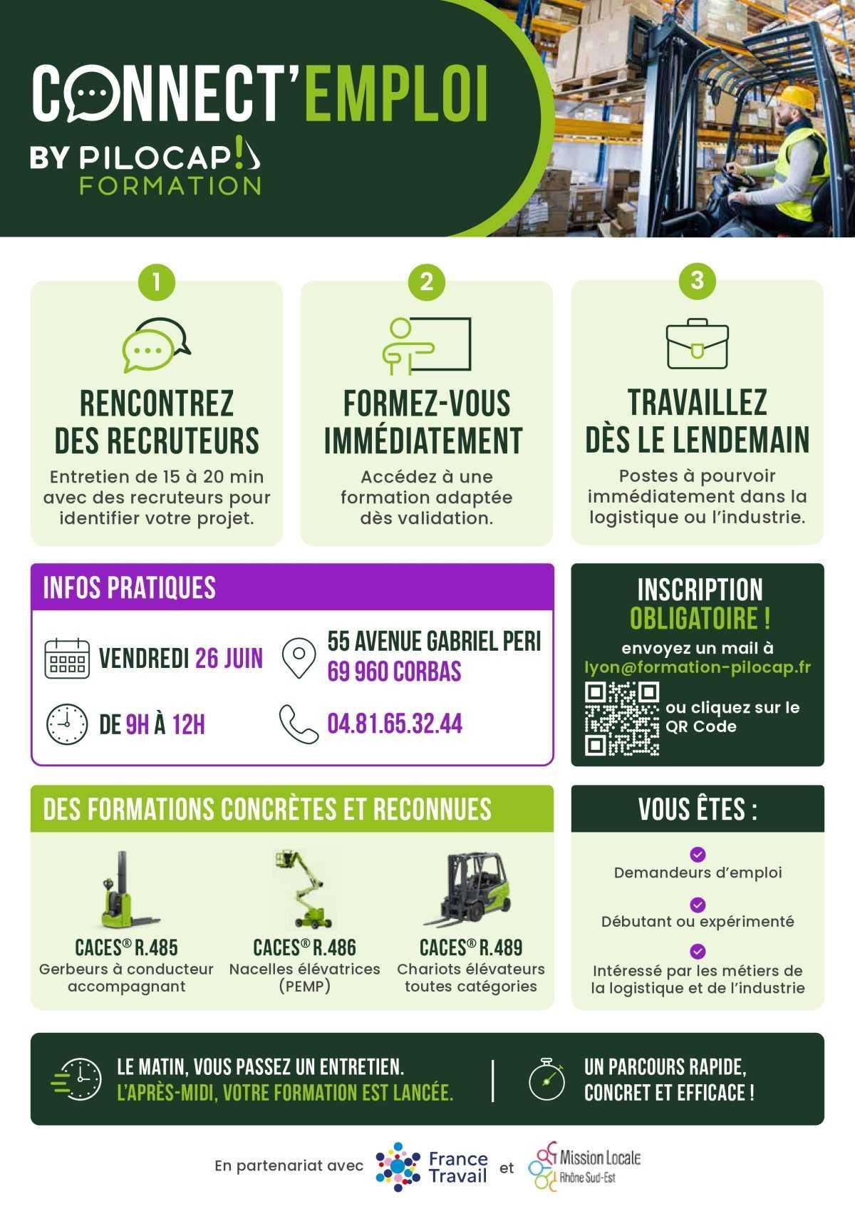 Recrutement & Formation Logistique - PILOCAP & Intérim